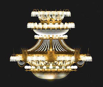 vegas chandelier